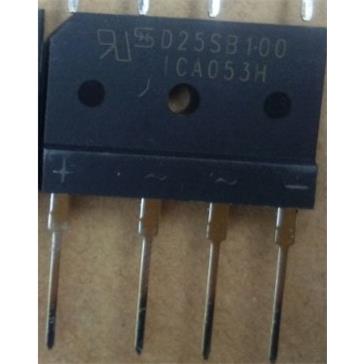 原装全新 D25SB100=GBJ2510 25A 1000V 电磁炉整流桥堆 扁桥