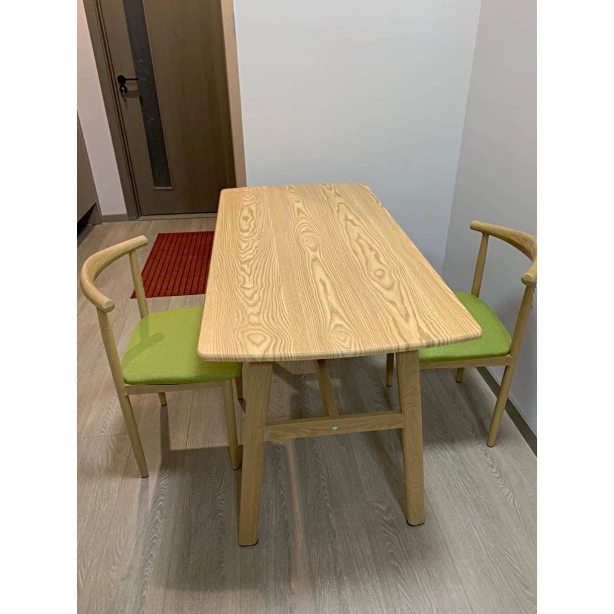 餐桌小户型家用现代简约餐桌椅休闲快餐厅桌椅组合饭桌长方形桌子