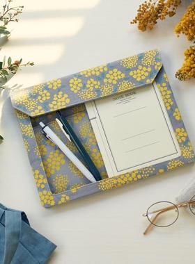 锦宫King Jim A4帆布文件袋文具袋商务档案袋大容量资料袋 FLATTY