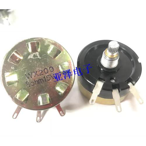 WX200大功率15W瓦单圈双线绕电位器8欧轴长15MM音响衰减器