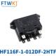 012 024Df 宏发继电器Hf116F 2Htf 6引脚25A两组常开12Vdc法兰