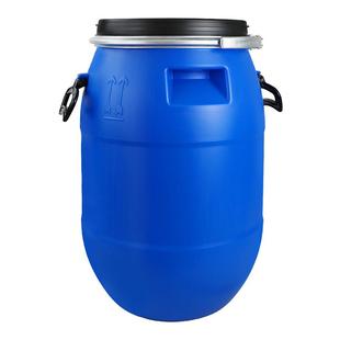 法兰桶加厚塑料桶圆桶专用桶酒桶泔水桶密封桶旧化工桶蓝桶发酵桶