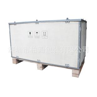 漂白杨木胶合板 柏圆包装 钢边木箱