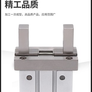 32d SMC型气动手指气缸mhz2 25d 20d 40d 16D小型平行机械夹爪10D