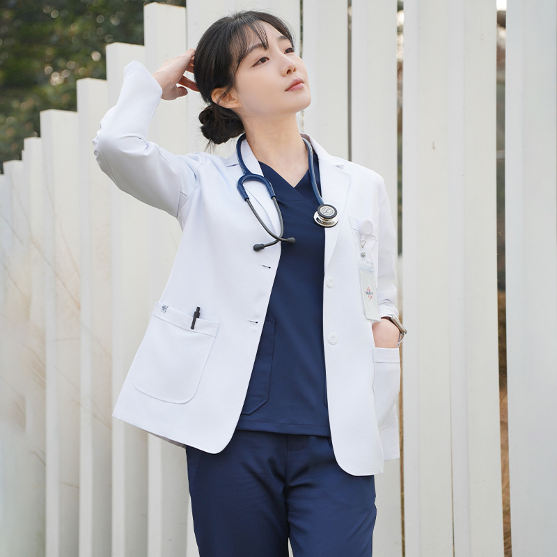 高端白大褂女牙科整形美容男口腔