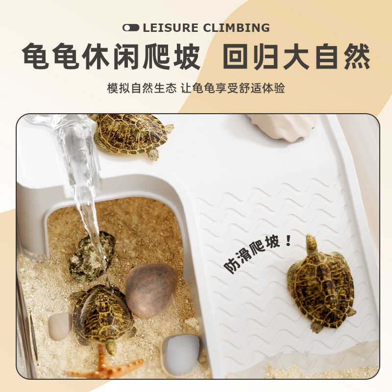 乌龟饲养缸桌面超白小鱼缸客厅斗鱼生态缸养乌龟缸家用乌龟缸