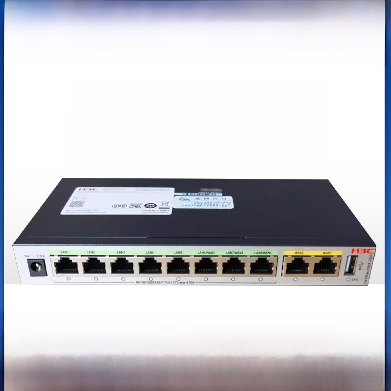 现货H3C华三ER3208G3-P-E 千兆8口POE供电路由器AC可管理MINI AP