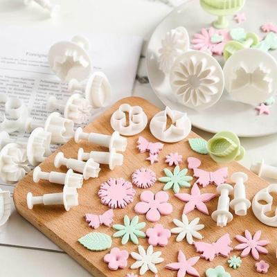 翻糖压花模具宝宝辅食蝴蝶面食花样馒头包子卡通面点切模工具饼干