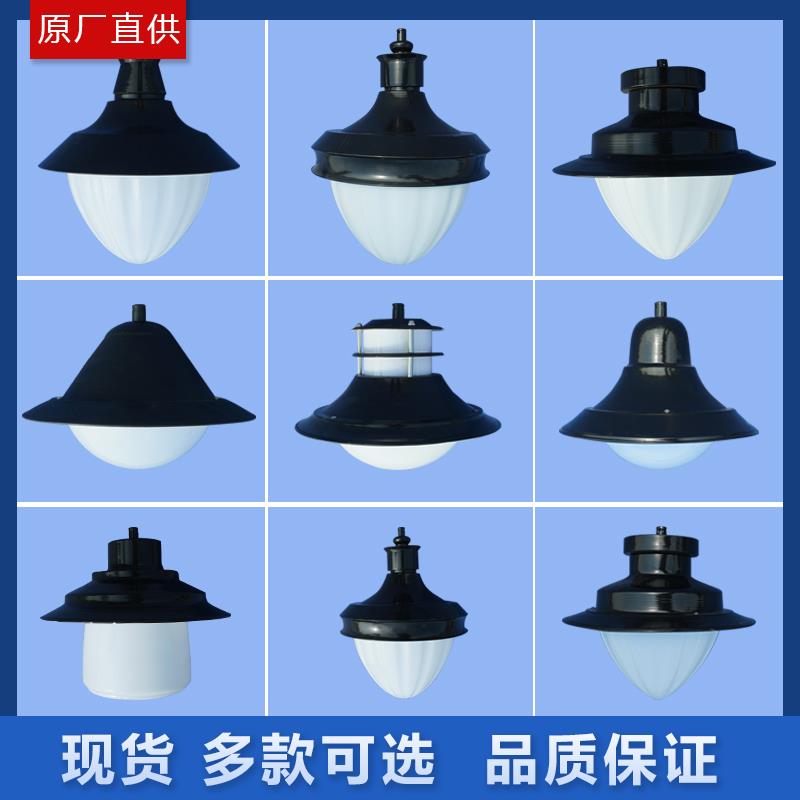 庭院灯头led景观灯户外3米小区路灯灯杆防水草坪欧式双头高杆灯罩