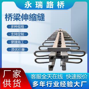 桥梁伸缩缝梳齿钢板伸缩缝异型钢人行道对插植入式伸缩缝