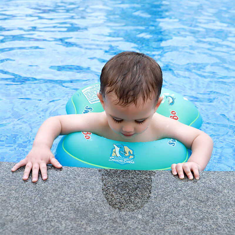 swimbobo游泳圈宝宝腋下圈 U形儿童腰圈 宝宝双气囊腋下游泳圈