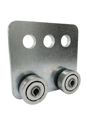 Unistrut滑轮型钢滑轮不锈钢U型钢滑轮移门衣柜门滑轮导轨推拉门