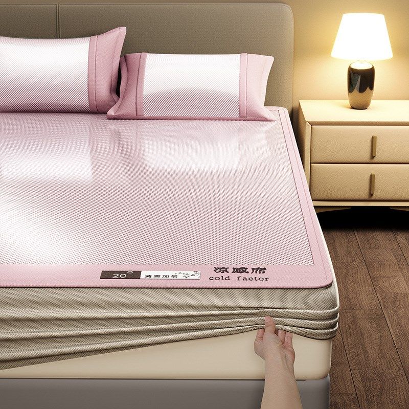 夏季冰丝凉席空调席子双面可用学生宿舍单人家用凉席垫夏天凉席子,床上用品,冰丝席,淘宝优惠券,粉丝福利购,淘宝优惠卷