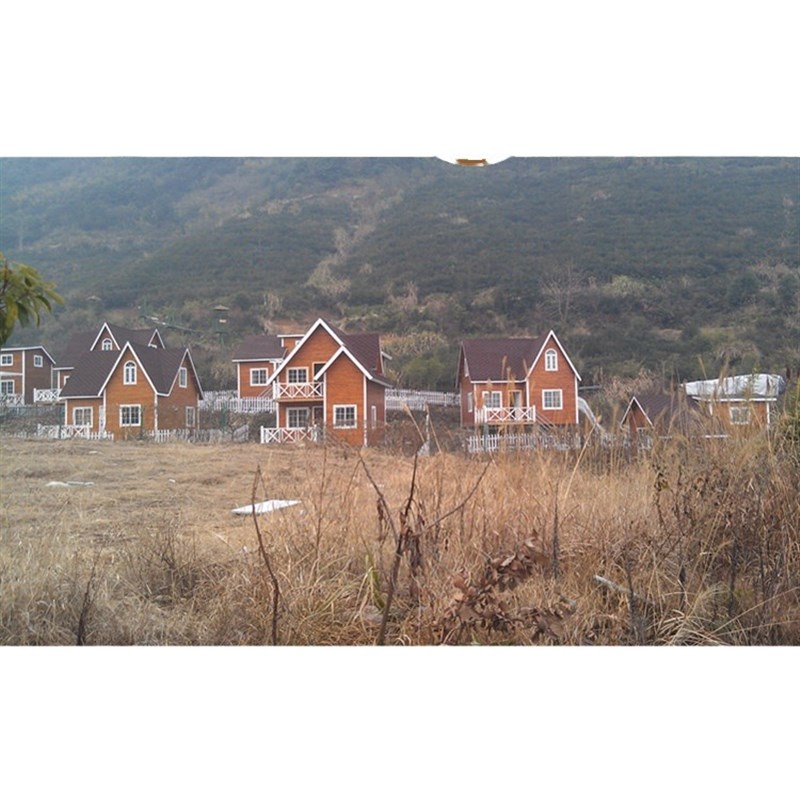 浙江木屋厂家直销实木别墅 樟子松防腐生态木农家乐庄园活动板房