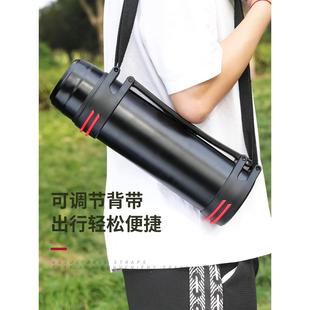 保温壶户外大容量保温杯316不锈钢暖瓶3L便携车载旅行家用水壶5升