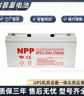 NPP耐普KWS蓄电池12V6 NPG12-6电h 太阳H能光伏发电路灯胶体蓄池