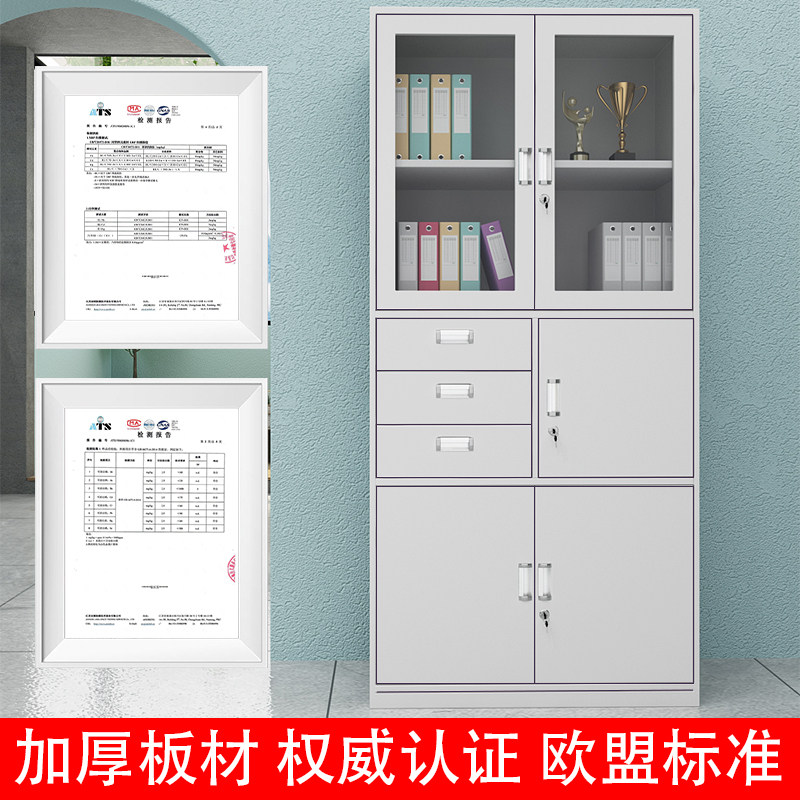 广东省佛山市办公文件柜铁皮柜档案柜资料财务凭证柜带锁更衣柜子
