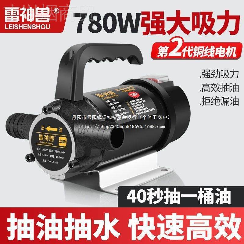 电动抽油泵1V24NSXV自220V柴伏吸泵油泵两用抽水泵抽2油器家用加