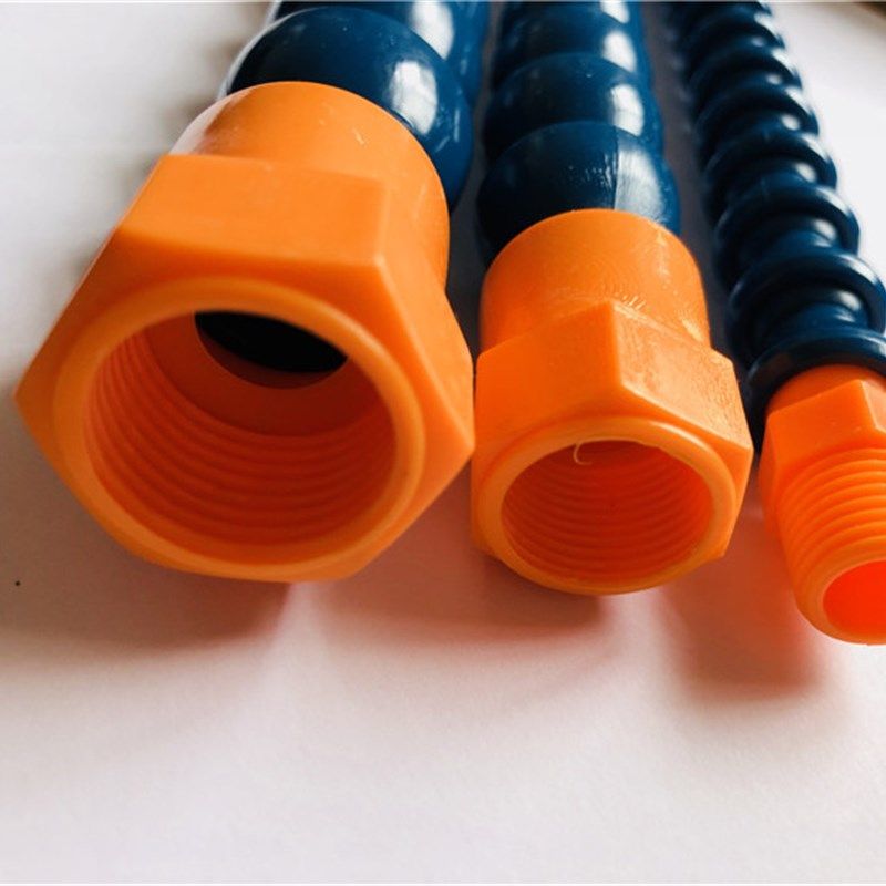 机床塑料双头螺纹外牙/内外牙/冷却管/变径万向竹节管/蛇形管