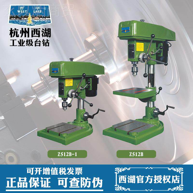 杭州西湖工业铣床钻小型220V 式工业级高1精度钻床台Z416台 ZECK5