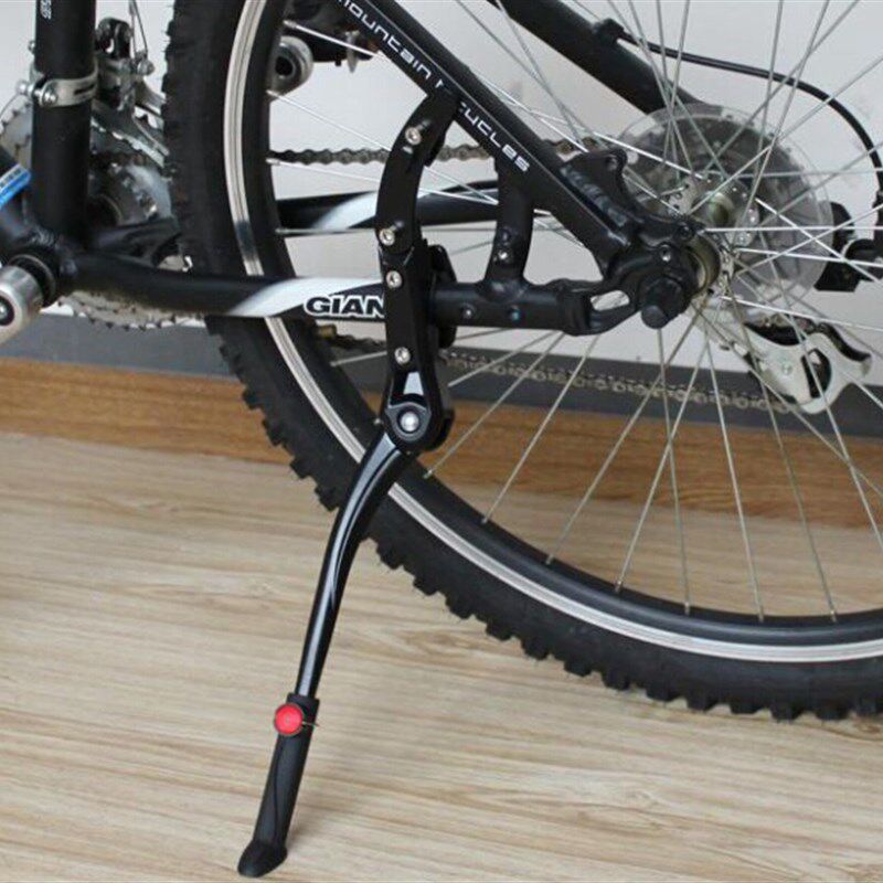 自行车脚撑 脚梯 停车架  铝合金支撑 死飞 可调 山地车