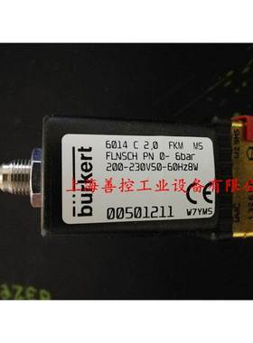 burkert宝德三通电磁阀6014C 1.5 2FKM宝得宝帝00501212 00501211