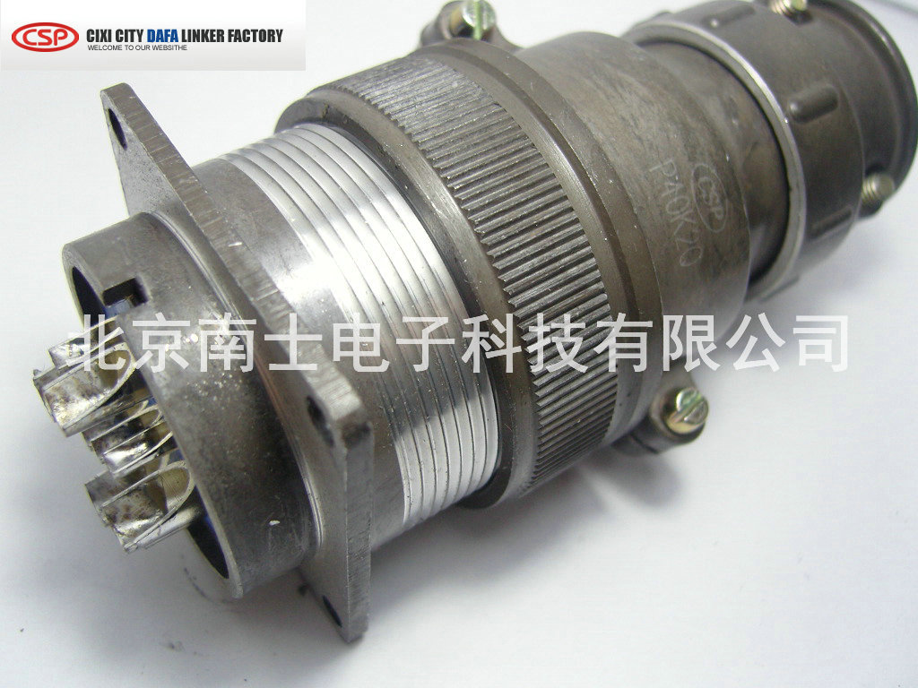 CSP 大发 P40 9芯 航空插头 法兰插座 开孔40mm P40K2Q P40J2A