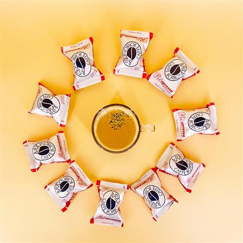 Caffè Borbone波庞意式胶囊咖啡蓝标拼配烘焙兼容雀星巴客胶囊机
