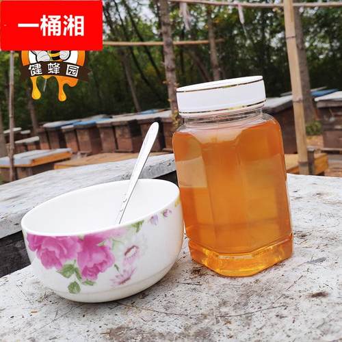 供应农家自产蜂蜜百花蜜瓶装500g 蜂农现取蜂蜜