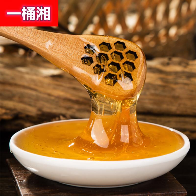 百花蜂蜜纯蜂蜜自然成熟烧烤调味冲饮500g挤压瓶装土蜂蜜源头工厂