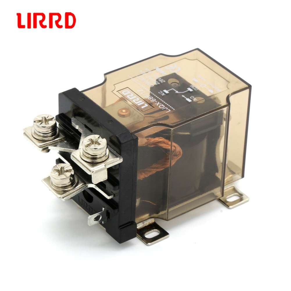 LIRRD利尔德LJQX-68F/1Z电磁80A大电流220V24V12V功率继电器厂家