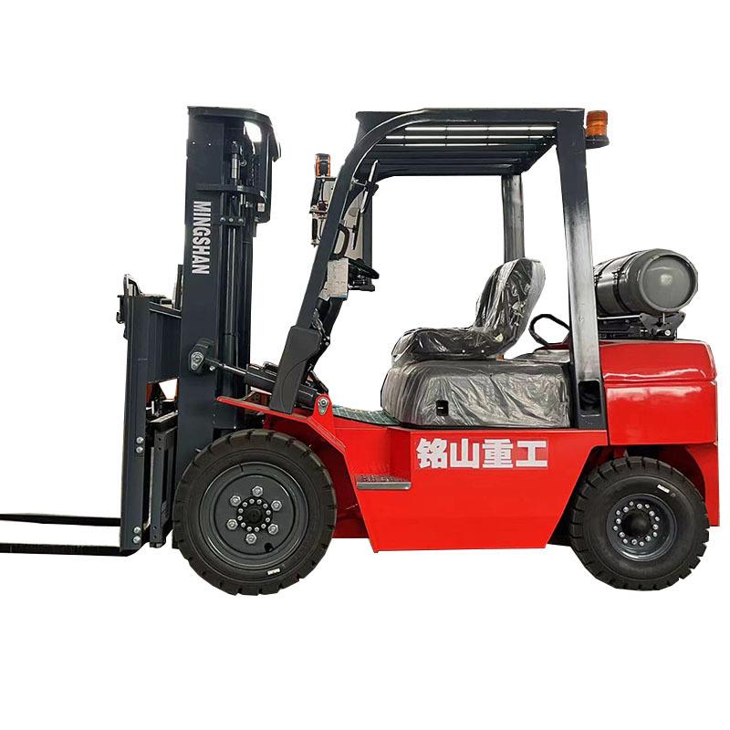 铭山油气两用.5吨双燃料叉车搬运小型座驾式堆高车高效铲车