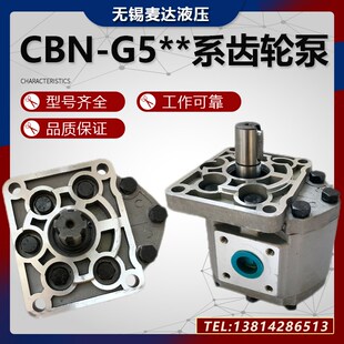 G532 G580 CBN G525 G550液压油泵 G563 齿轮泵CBN