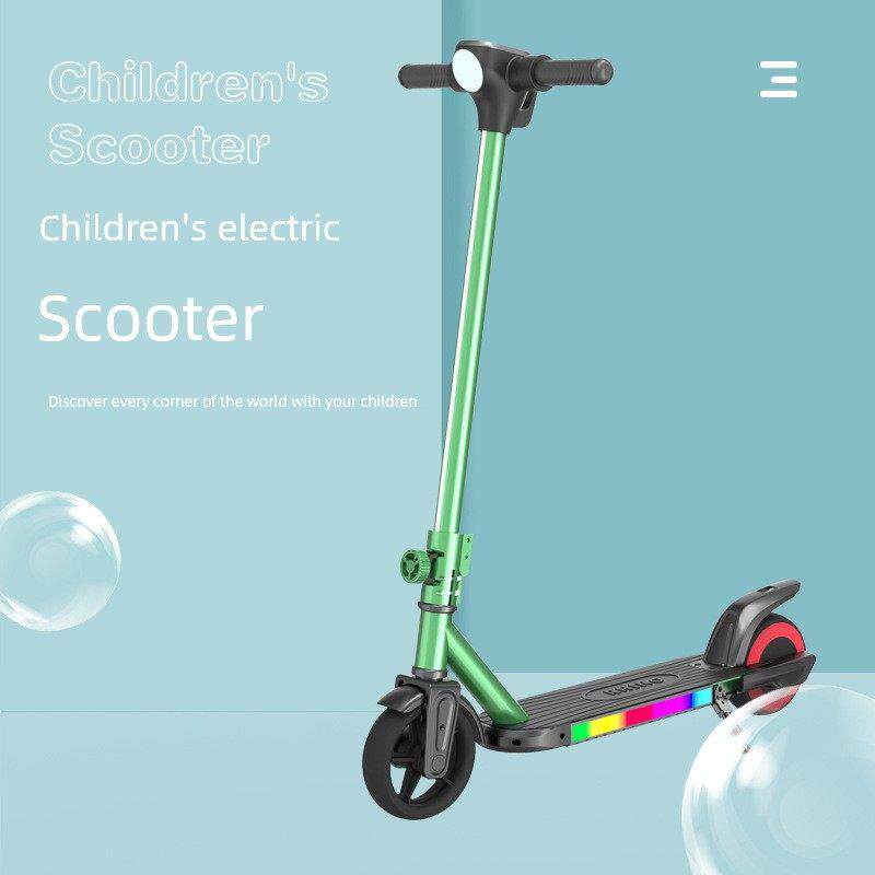 新中型和大型儿童电动两轮滑板车6-12岁可折叠锂电池便携式移动滑