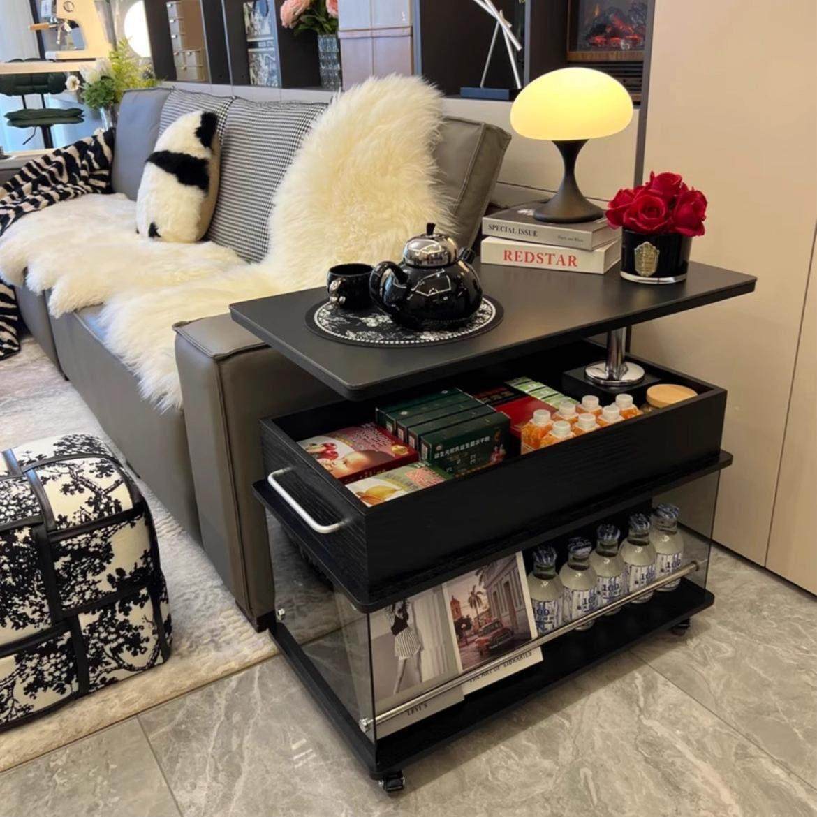 移动茶几沙发侧边边几客厅家用边柜轻奢阳台小推车小型茶台多功能,3C数码配件,USB多功能数码宝,淘宝优惠券,粉丝福利购,淘宝优惠卷
