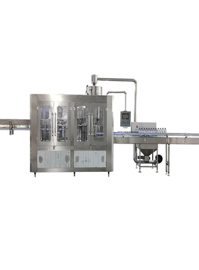 Full-automatic bottling water washing-filling-capping machin