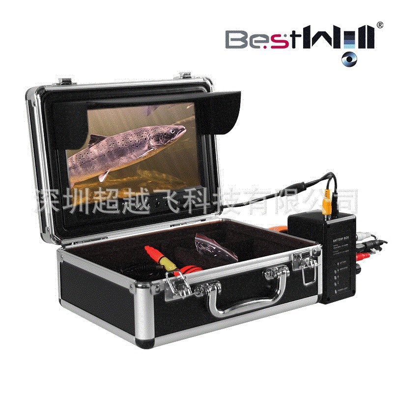 可视探鱼器钓鱼器摄像头彩色休闲运动水下高清摄像机红外水下探测