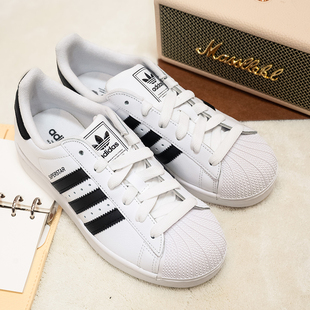 阿迪达斯Adidas贝壳头女鞋三叶草正品贝壳鞋运动休闲鞋板鞋JH9976