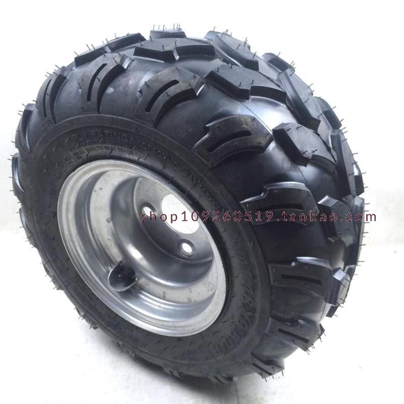 自制四轮三轮电动摩托高尔夫卡丁车18X9.50-8寸轮胎轮毂孔距10