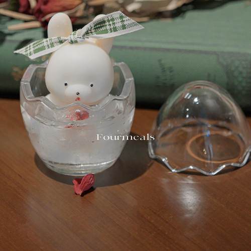 《大展宏兔》香薰蜡烛摆件生日礼物闺蜜创意礼品送女生fourmeals