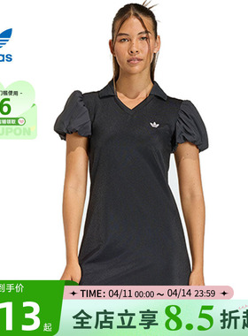 adidas阿迪达斯三叶草春季女子运动休闲连衣裙裙子KD0302