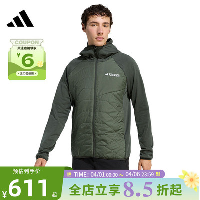adidas阿迪达斯春季男子运动休闲棉服外套KA6947