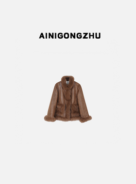 AINIGONGZHU/艾妮公主2025年新款狐狸毛女装鹅绒服皮草外套25719