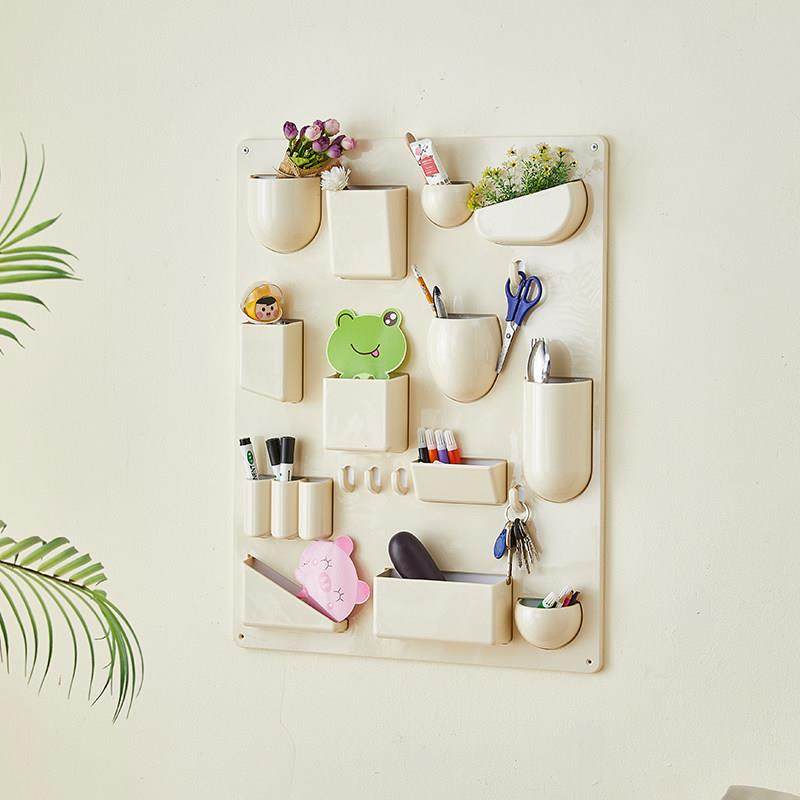 Holz 网红中古免打孔收纳架挂墙置地办公家居装饰桌面整理置物架,收纳整理,整理架/置物架/收纳架,淘宝优惠券,粉丝福利购,淘宝优惠卷