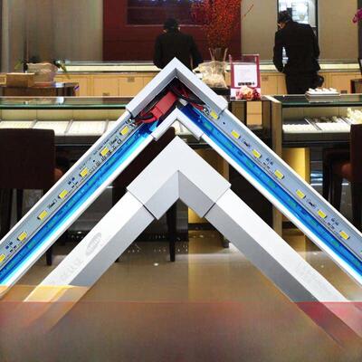 Led柜台灯条12Vled灯条5630硬灯条5730贴片珠宝手机展示柜高光