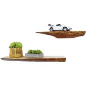 墙上置物架一字隔板墙壁书架实木搁板客厅电视背景装 饰架墙面壁挂