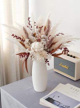 网红通草花兔尾道具