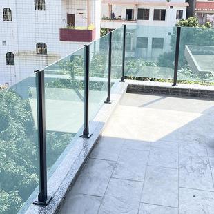 钢化玻璃阳台护栏不锈钢扶手栏杆室内家用自建房别墅楼梯扶手立柱
