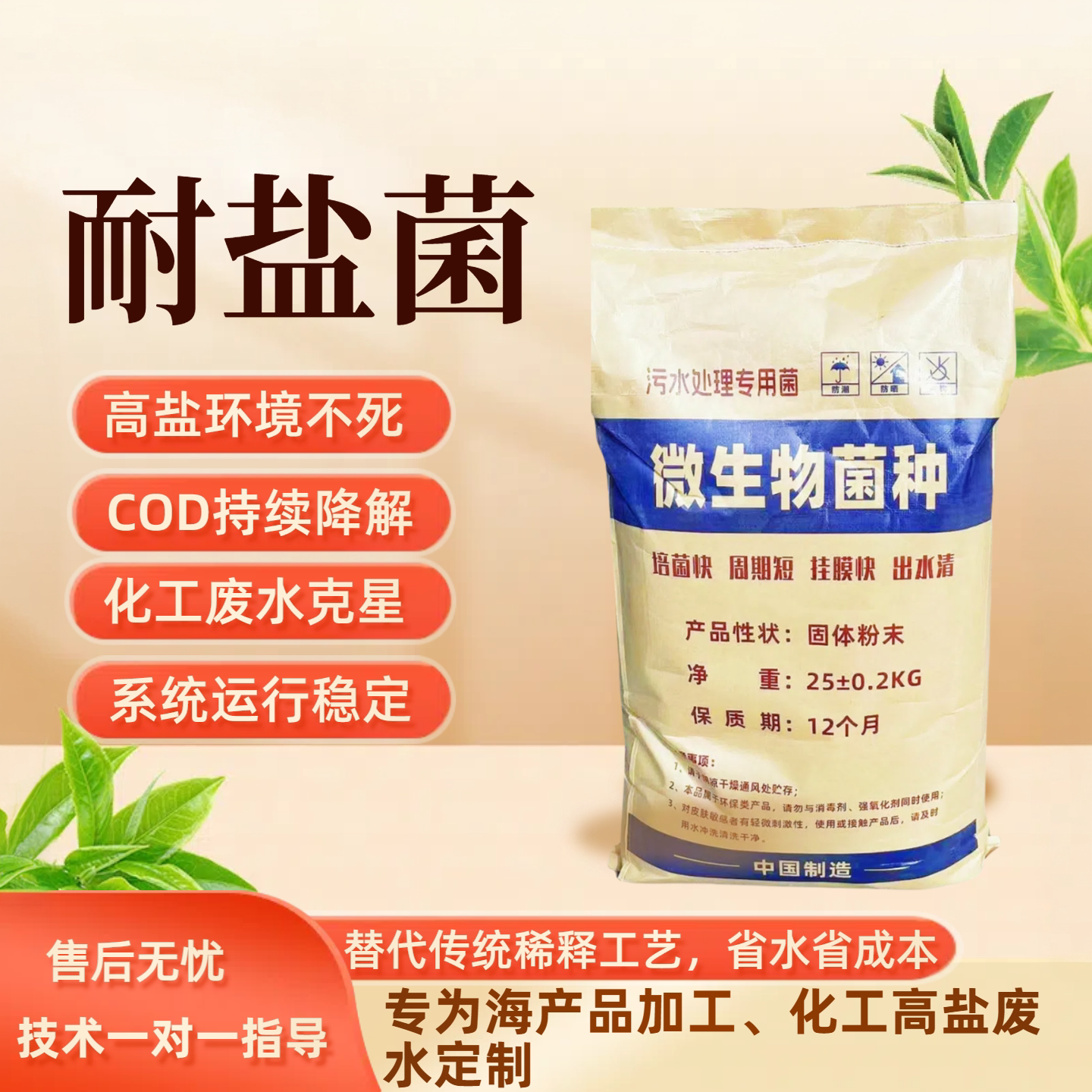 耐高盐菌种降氨氮总氮COD
