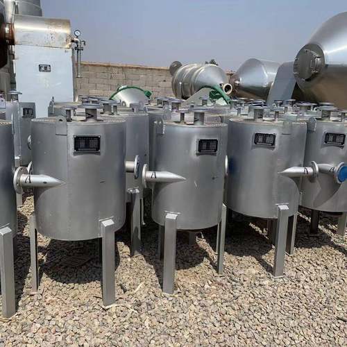 收购二手螺旋板换热器小型螺旋板式冷凝器间壁式换热设备